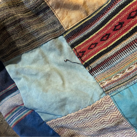 Patchwork Hippie Boho Bohemian Elephant Embroidered Crossbody Bag - Picture 4 of 6